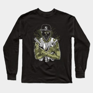 Gangsta Zombie Long Sleeve T-Shirt